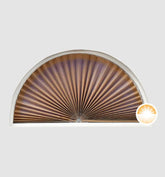 Original Arch Fabric Pleated Light Filtering Shade - Natural - 72" W x 36" L