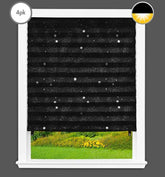 Original Paper Blackout Printed Shades - Galaxy - 4 Pack - 36" W x 72" L