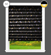 Original Paper Blackout Printed Shades - Rockets - 4 Pack - 36" W x 72" L