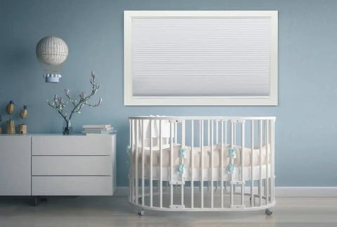 Easy Lift Fabric Cellular Blackout Shade - White