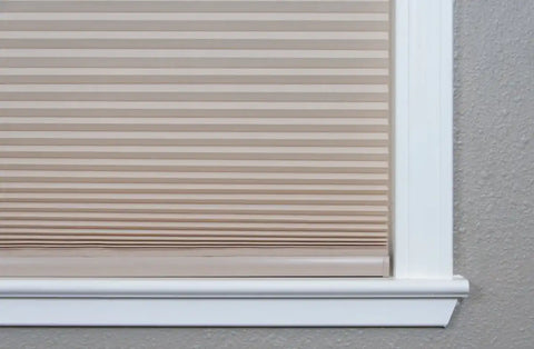 Easy Lift Fabric Cellular Light Filtering Shade - Natural