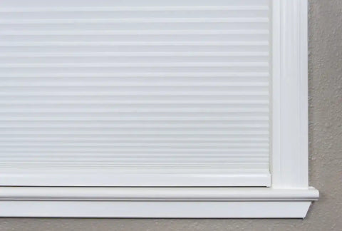 Easy Lift Fabric Cellular Light Filtering Shade - White