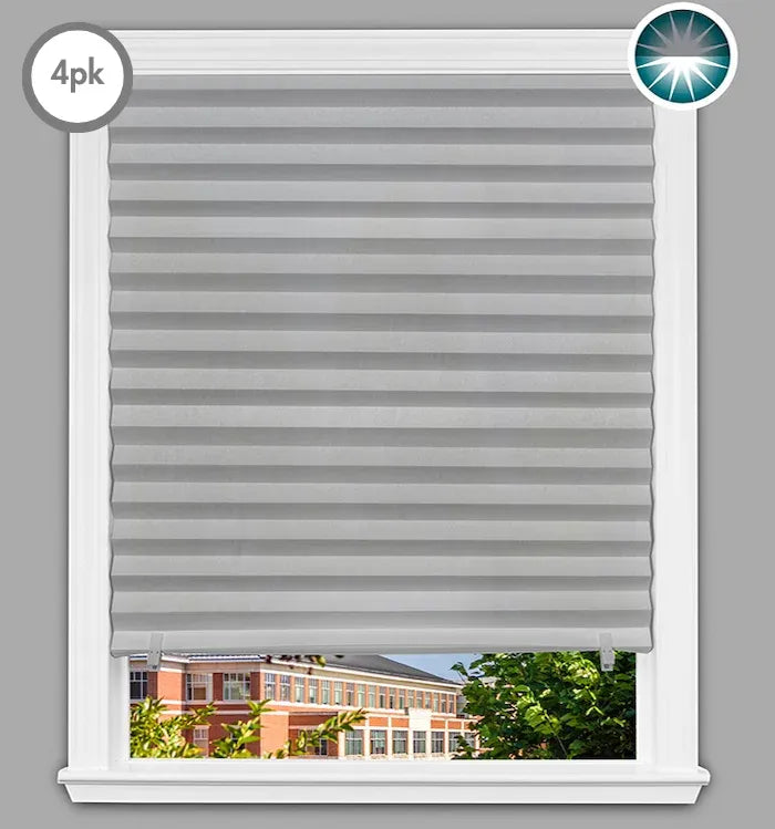 Original Paper Room Darkening Shades - Gray - 4 Pack