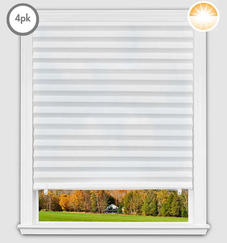 Original Paper Light Filtering Shades - White - 4 Pack