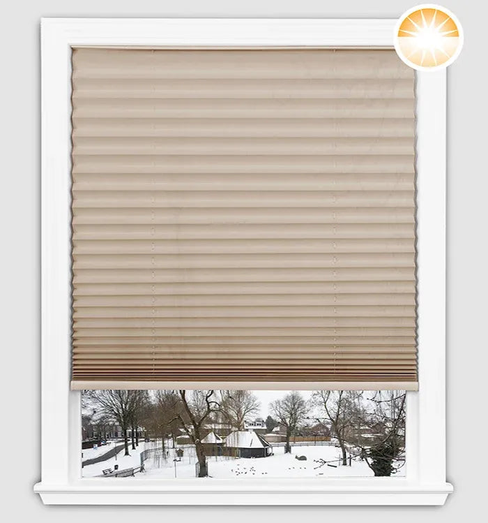 Easy Lift Fabric Cellular Light Filtering Shade - Natural