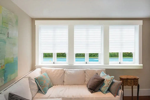 Original Fabric Light Filtering Shades - White - 2 Pack